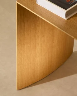 Discount Kave Home Litto Bijzettafel Lichtbruin