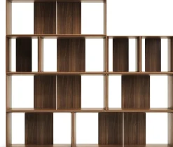 Outlet Kave Home Litto Modulaire kast Donkerbruin