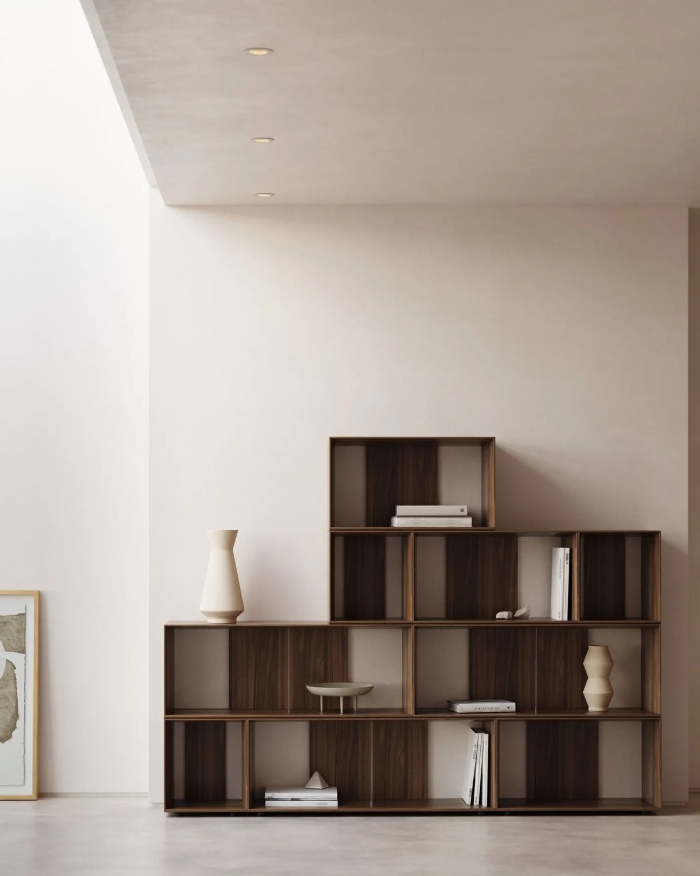 Outlet Kave Home Litto Modulaire kast Donkerbruin