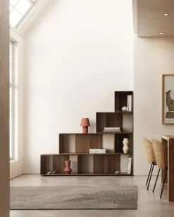 Outlet Kave Home Litto Vakkenkast Donkerbruin