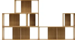 Hot Kave Home Litto Vakkenkast Bruin, Naturel