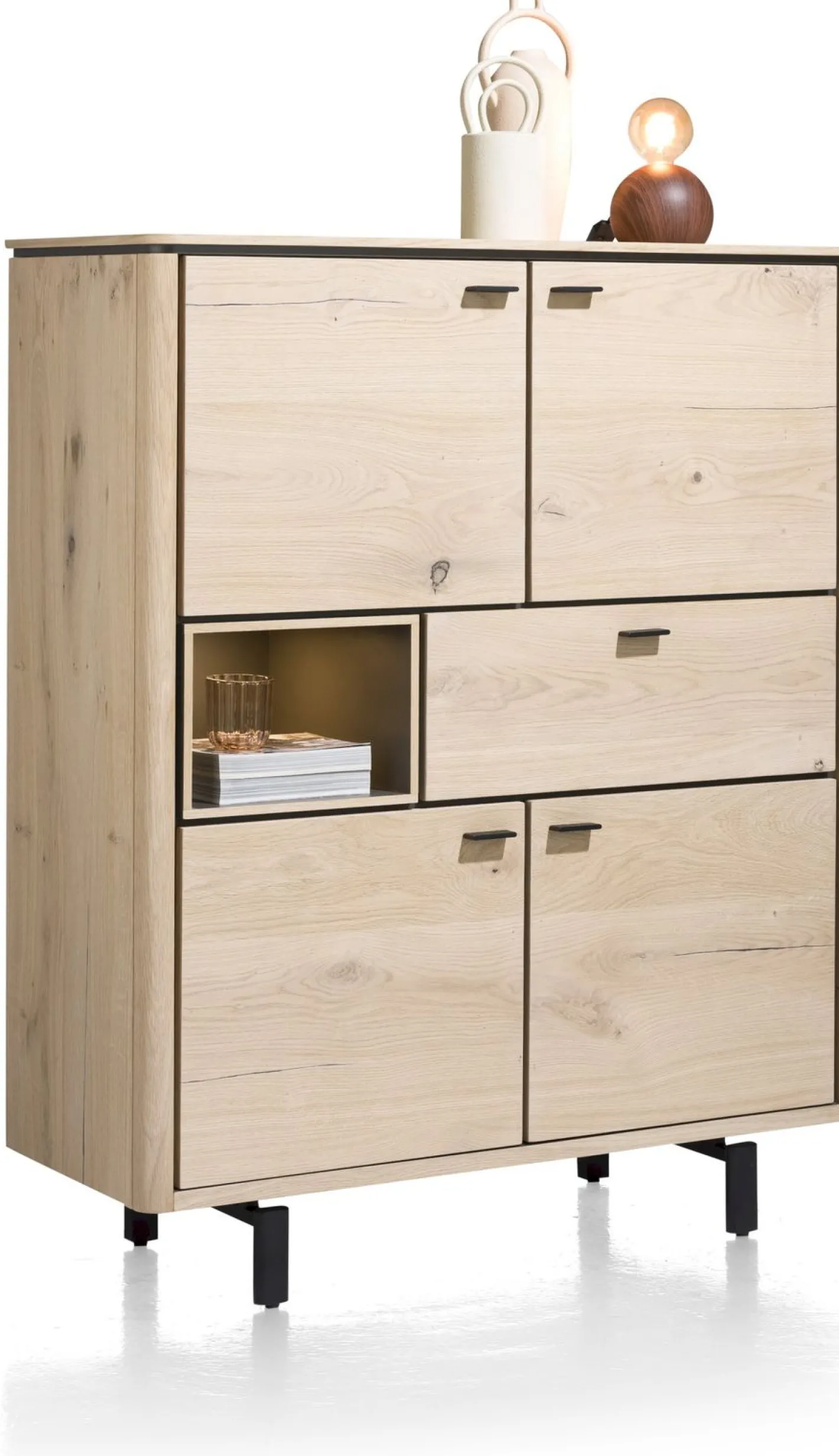 Online Henders en Hazel Livada Low Opbergkast Natural