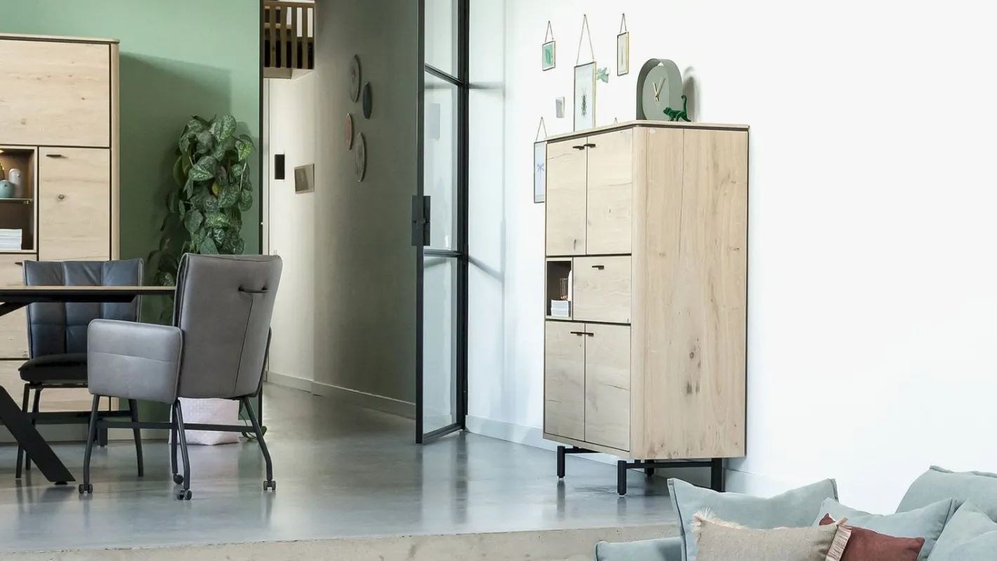 Online Henders en Hazel Livada Low Opbergkast Natural