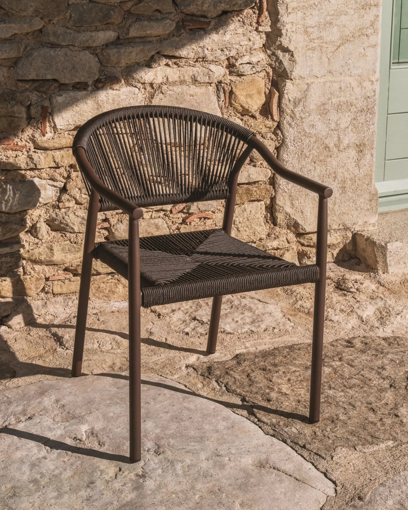 Best Kave Home Livadia Tuinstoel Bruin