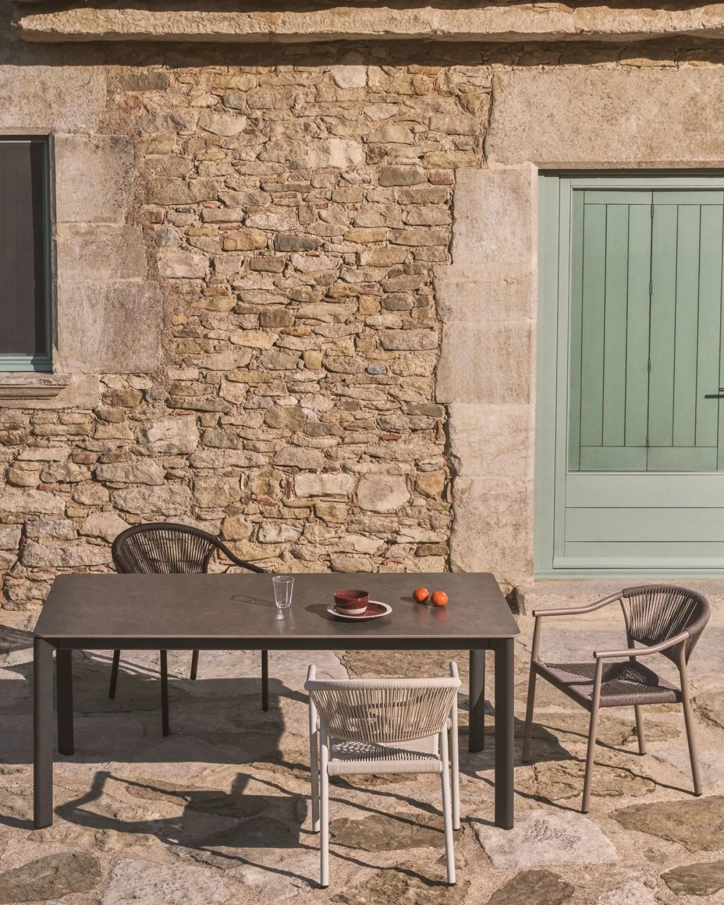 Best Kave Home Livadia Tuinstoel Ecru