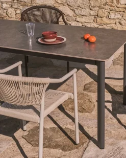 Best Kave Home Livadia Tuinstoel Ecru