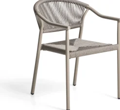Online Kave Home Livadia Tuinstoel Taupe