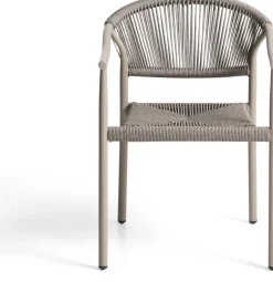 Online Kave Home Livadia Tuinstoel Taupe