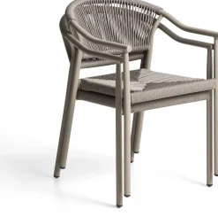 Online Kave Home Livadia Tuinstoel Taupe
