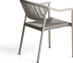 Online Kave Home Livadia Tuinstoel Taupe