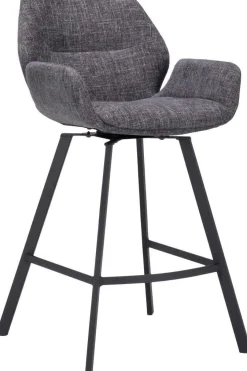 Online Trendhopper Lizz Laag Barkruk Dark Grey