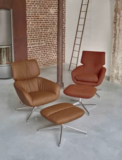 Online Leolux Lodey Basic Fauteuil Brown Orange