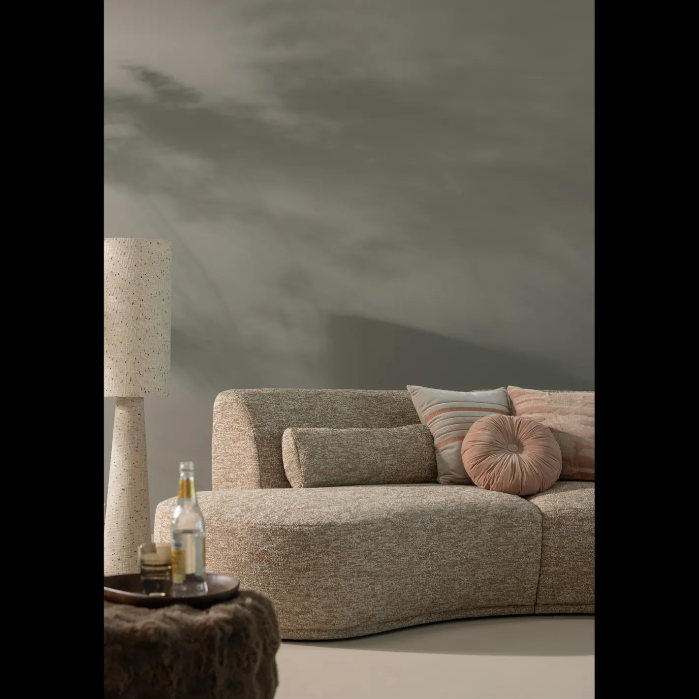 Hot WOOOD Loft Stippen Vloerlamp Naturel