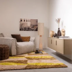 Hot WOOOD Loft Stippen Vloerlamp Naturel