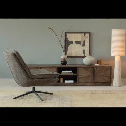 Online WOOOD Loft Strepen Vloerlamp Naturel