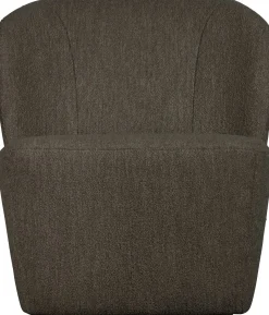 Outlet vtwonen Lofty Bouclé Fauteuil Bruin
