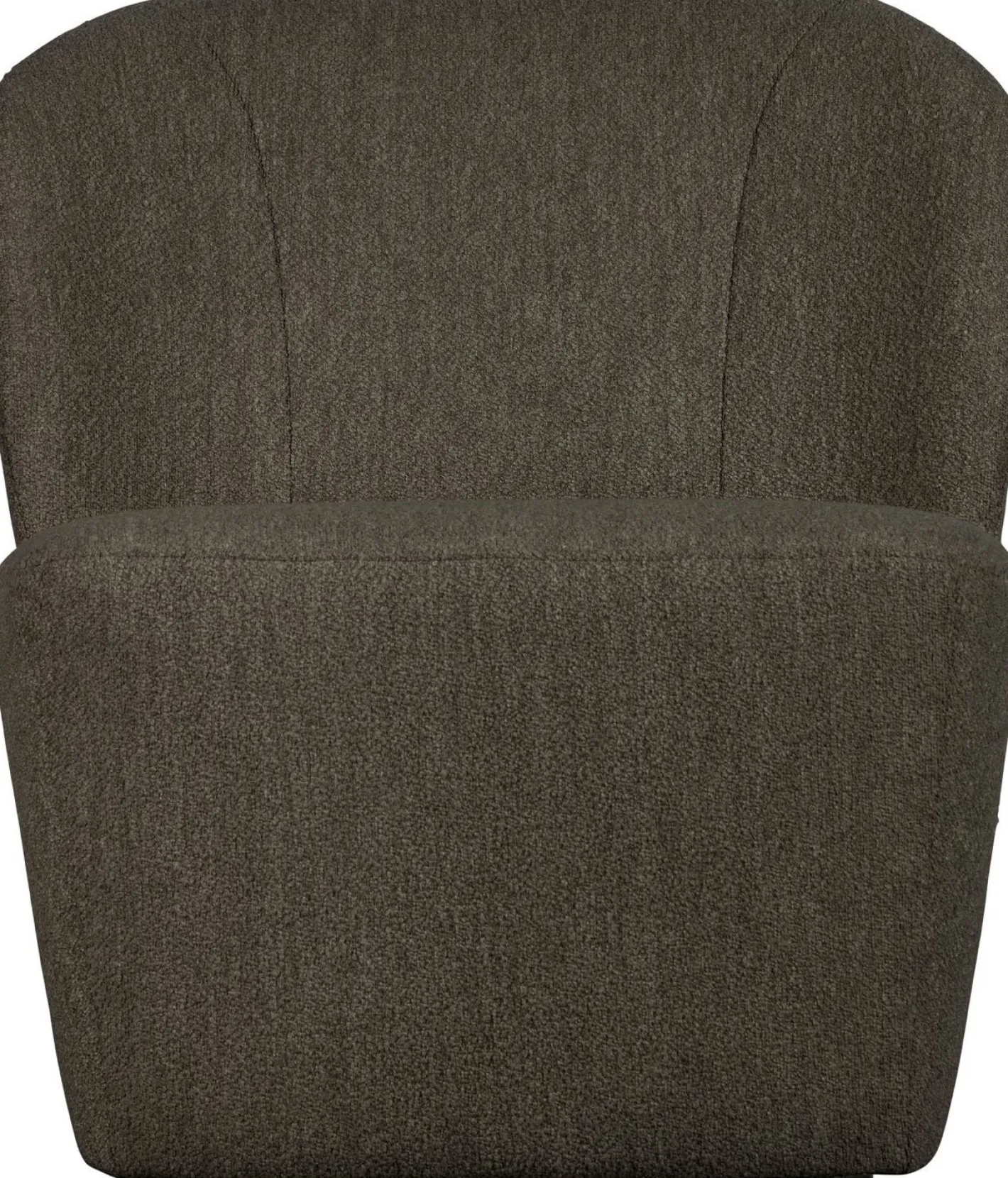 Outlet vtwonen Lofty Bouclé Fauteuil Bruin