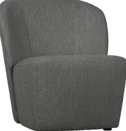 New vtwonen Lofty Bouclé Fauteuil Steel Grey