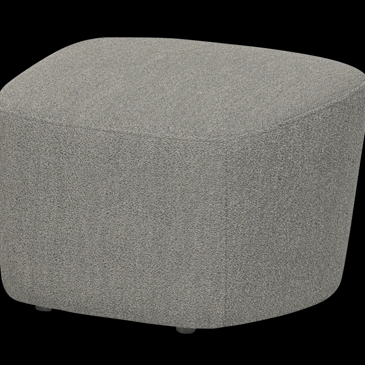 Hot vtwonen Lofty Bouclé Hocker Grey