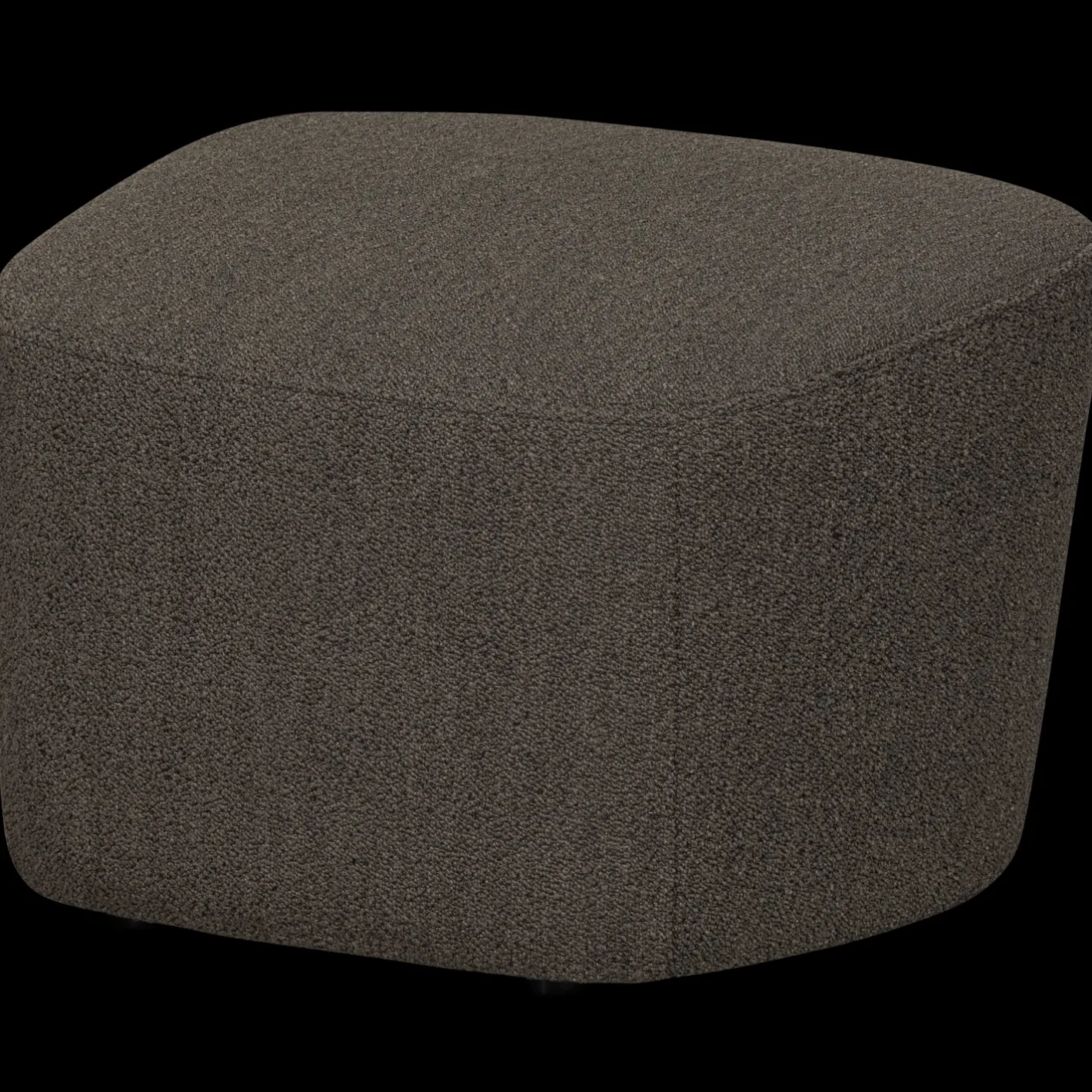 Outlet vtwonen Lofty Bouclé Hocker Brown