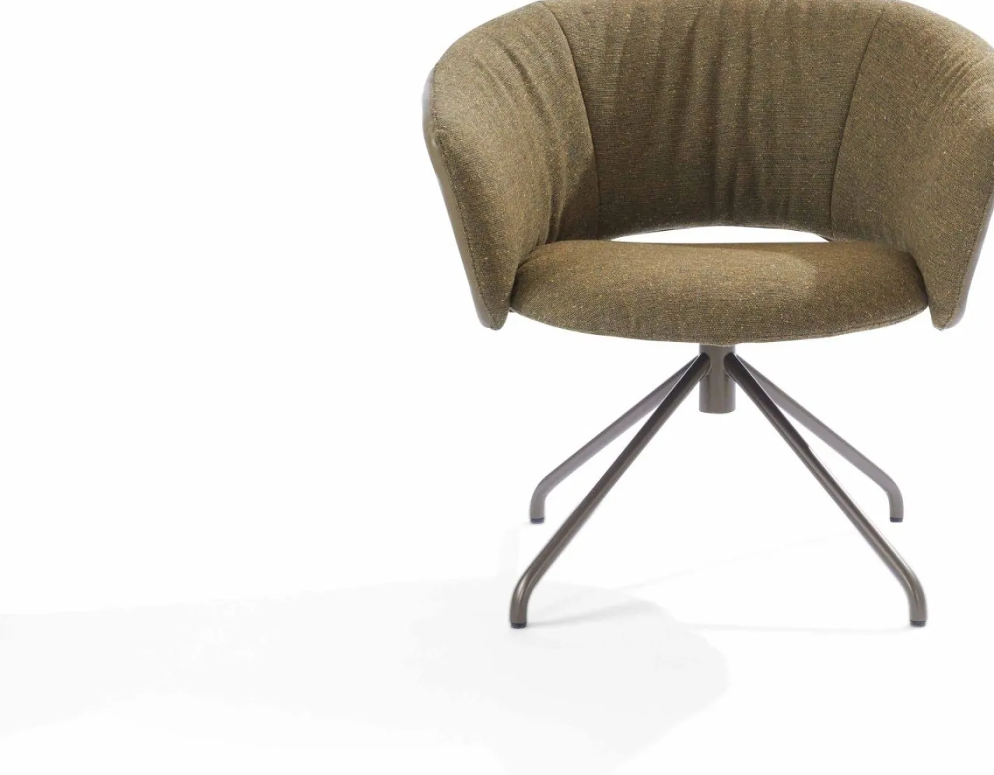 Outlet LABEL Vandenberg Lola Draaifauteuil Groen