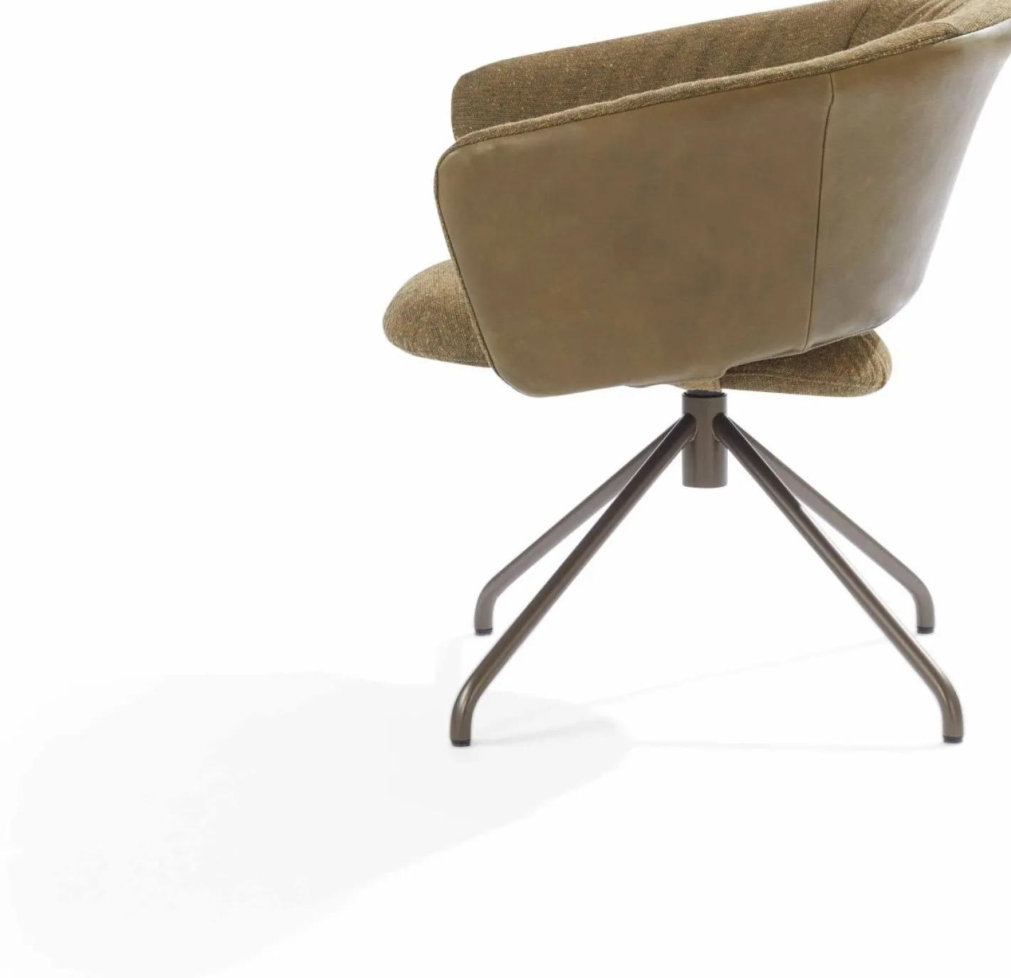 Outlet LABEL Vandenberg Lola Draaifauteuil Groen