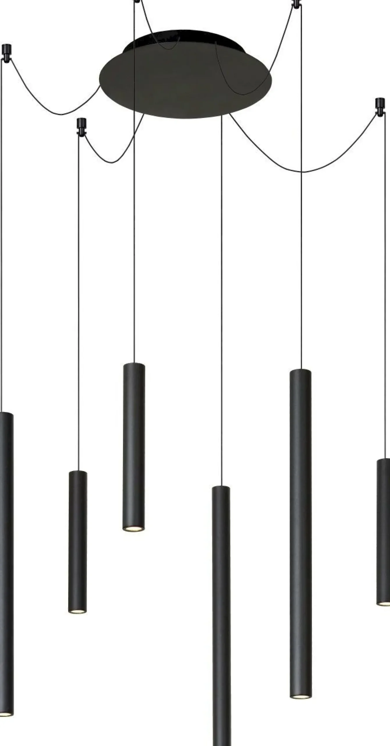Hot Lucide Lorenz Rond Hanglamp Zwart
