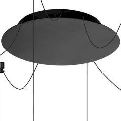 Hot Lucide Lorenz Rond Hanglamp Zwart