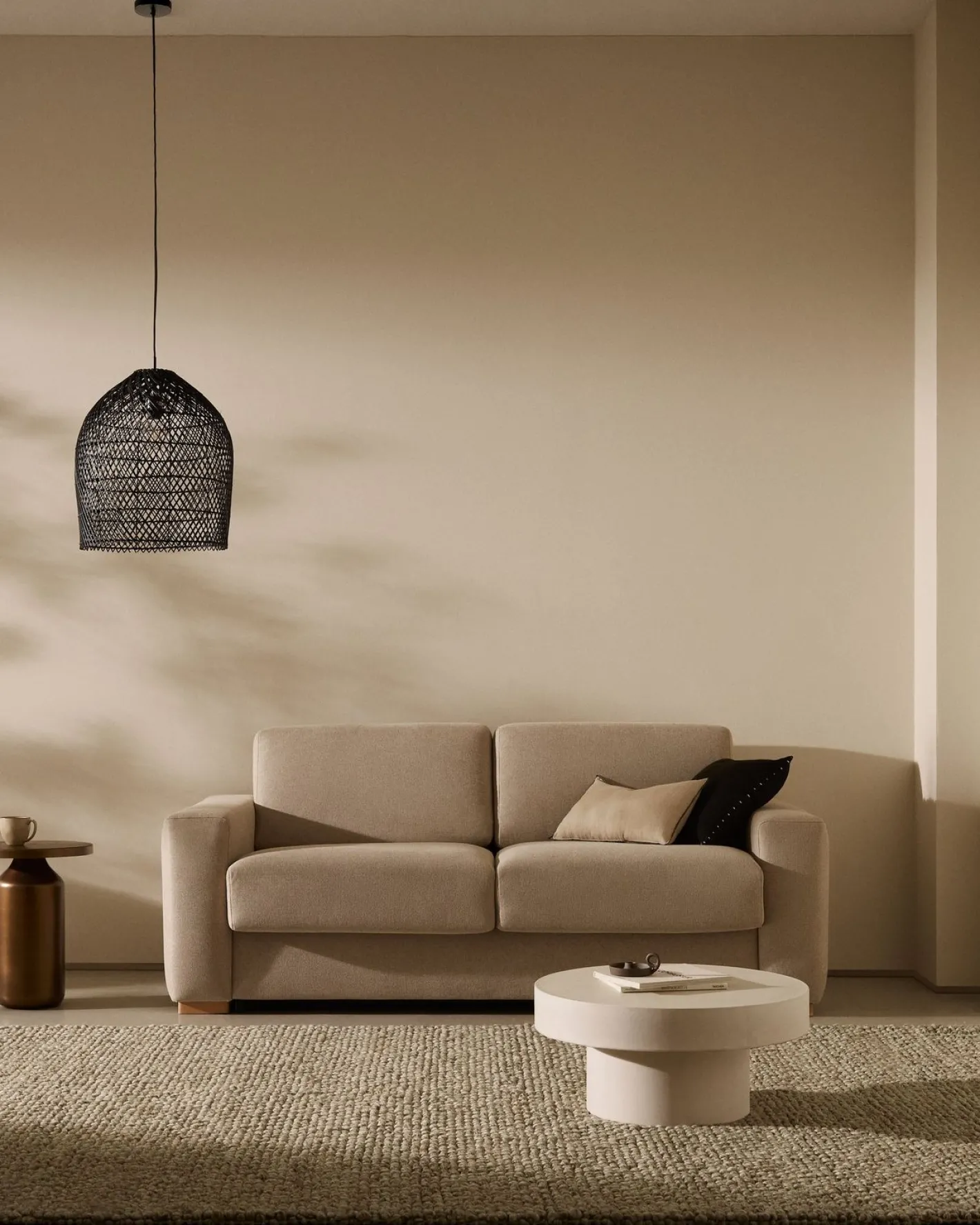 New Kave Home Lubrin Vloerkleed Bruin