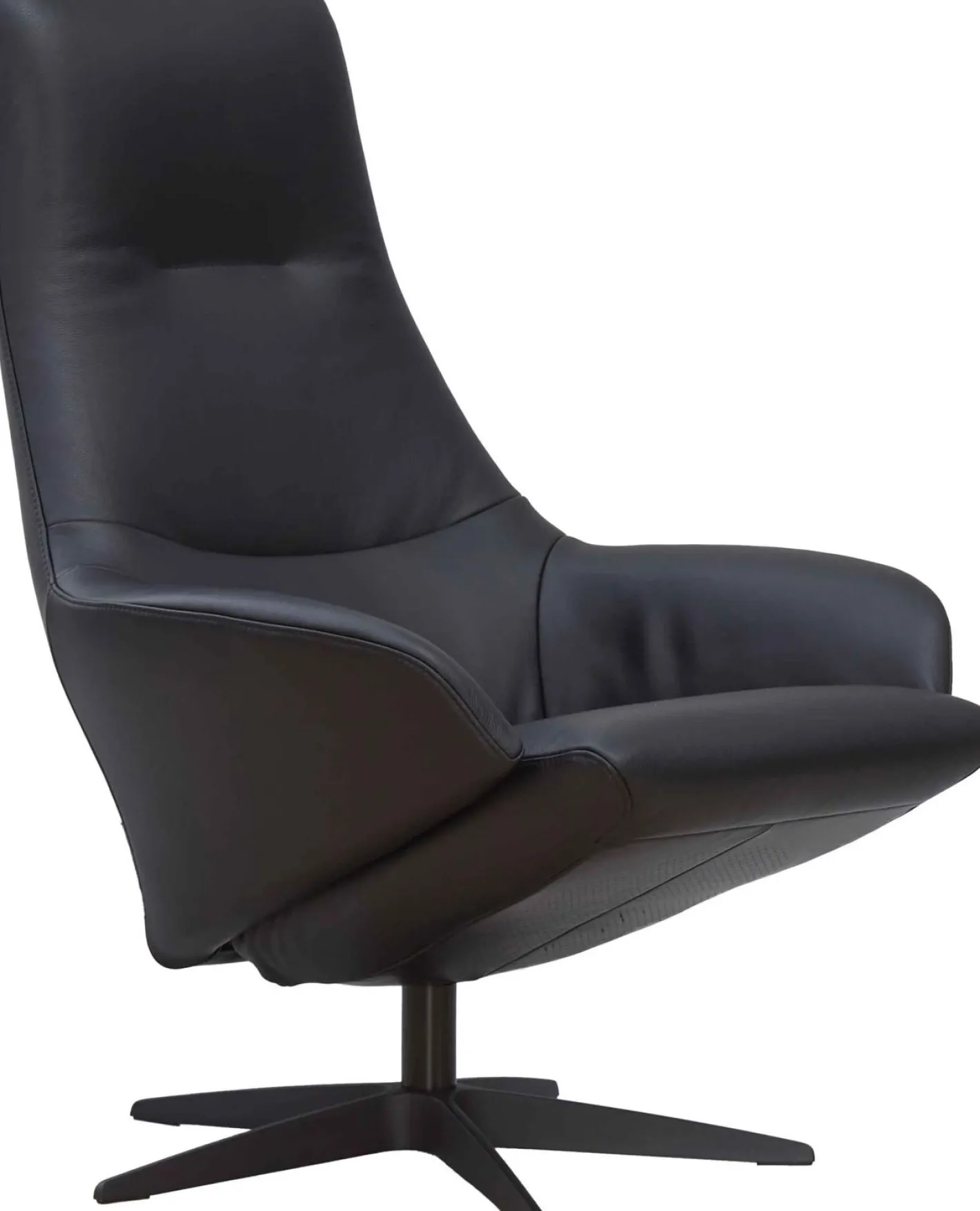 New Gealux Lucid Relaxfauteuil + Hocker Zwart
