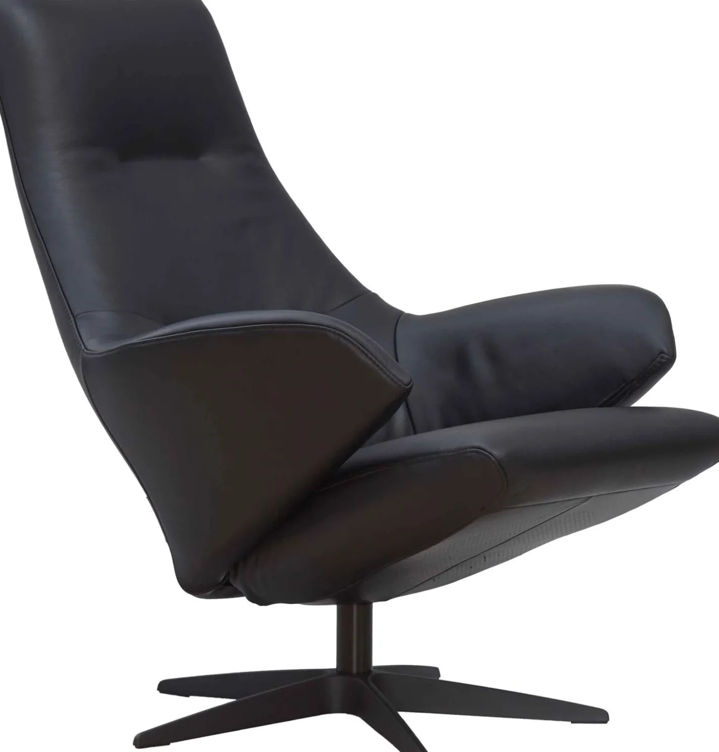 New Gealux Lucid Relaxfauteuil + Hocker Zwart