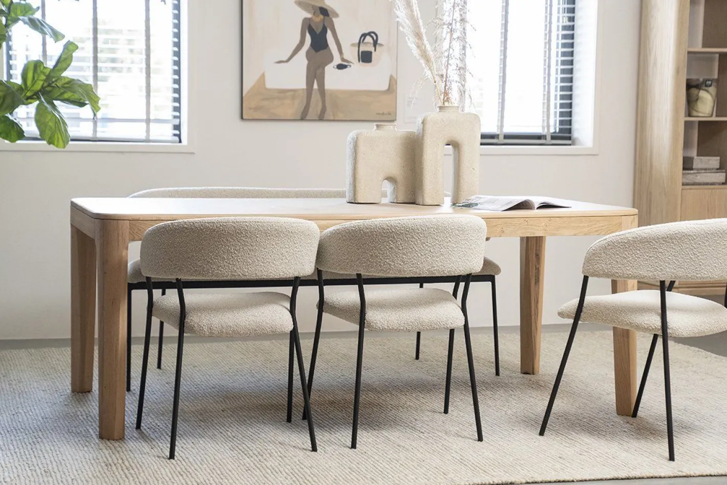 New Eleonora Luka Eetkamerstoel Beige