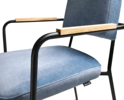 Discount Eijerkamp Collectie Luke Armstoel Blauw