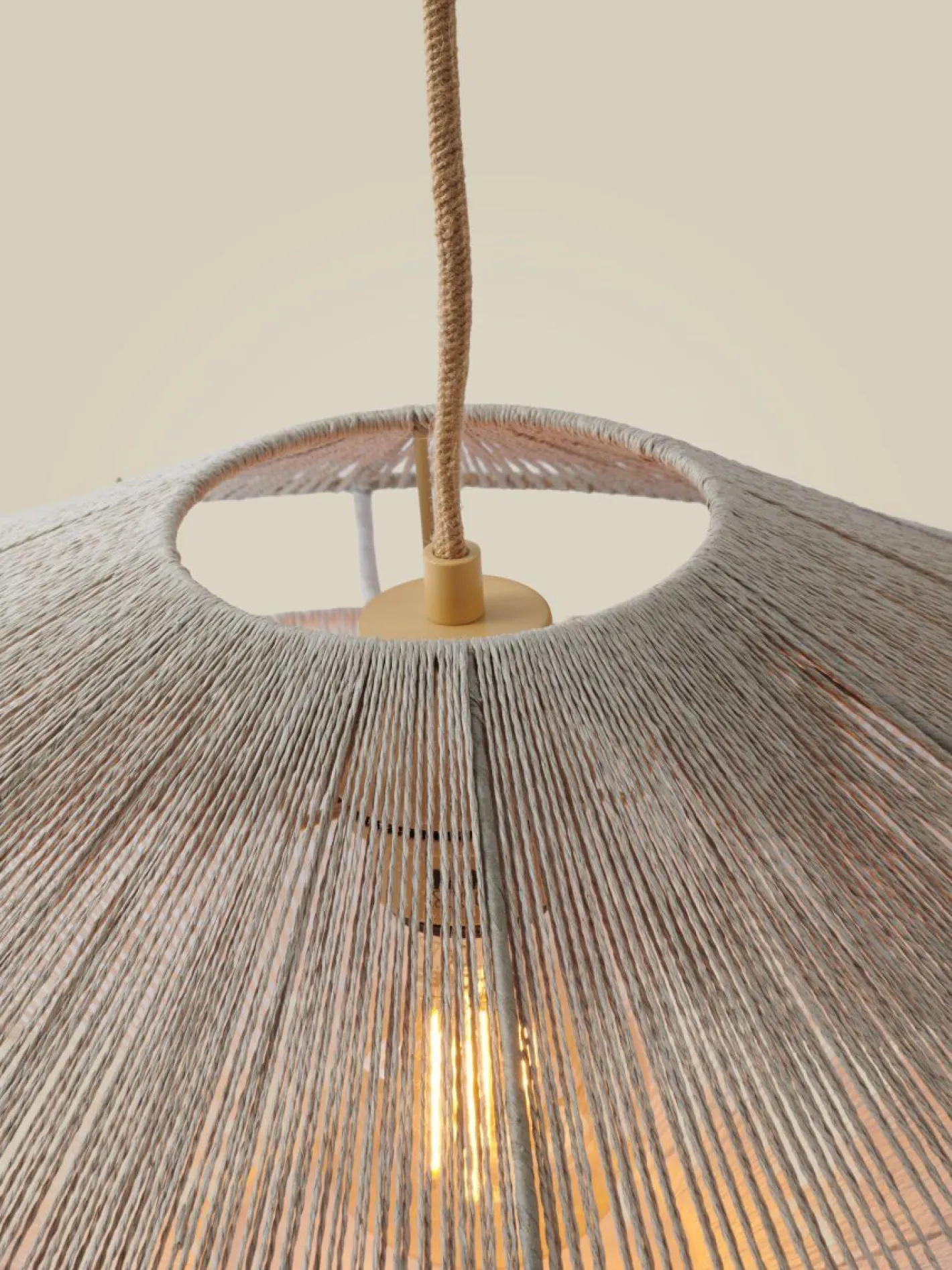 Outlet Good&Mojo Lumbini S Hanglamp Light Grey, White