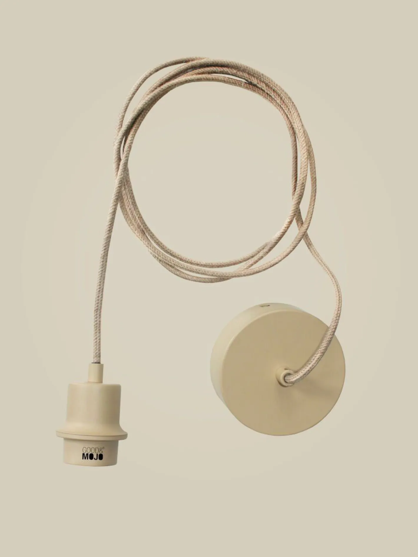 Outlet Good&Mojo Lumbini S Hanglamp Light Grey, White