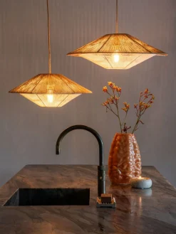 New Good&Mojo Lumbini S Hanglamp Natural, White