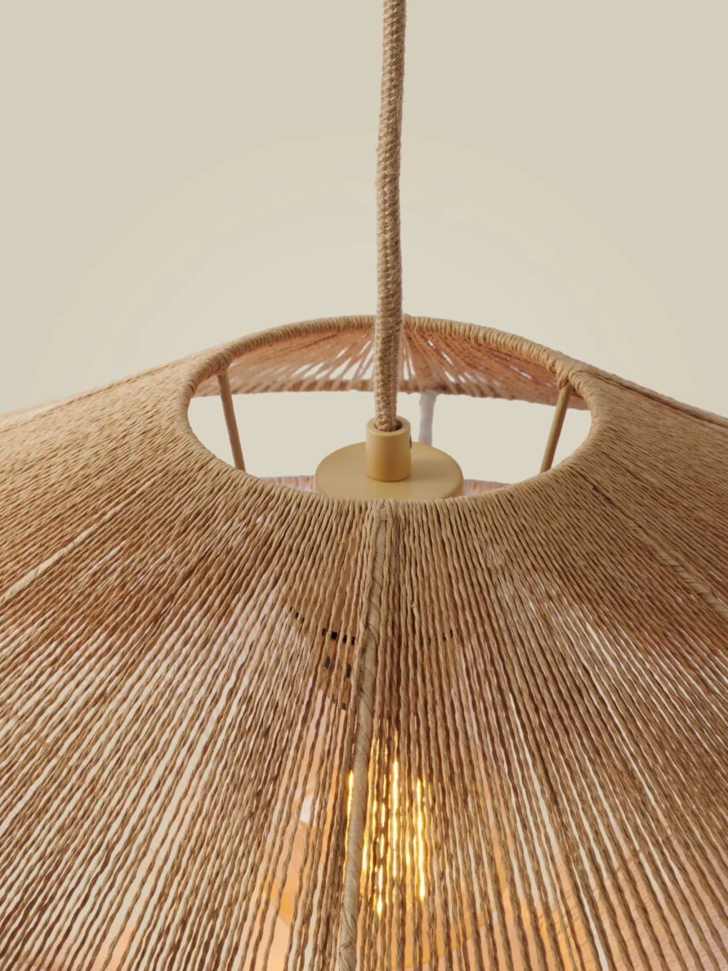 New Good&Mojo Lumbini S Hanglamp Natural, White