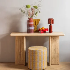 Hot WOOOD Lumira Tafellamp Bruinrood