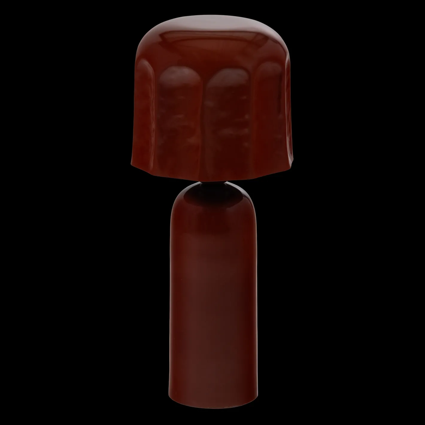 Hot WOOOD Lumira Tafellamp Bruinrood