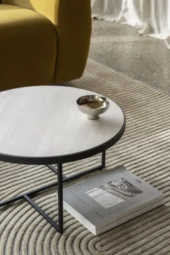 Online Montèl Luna Bijzettafel Travertin