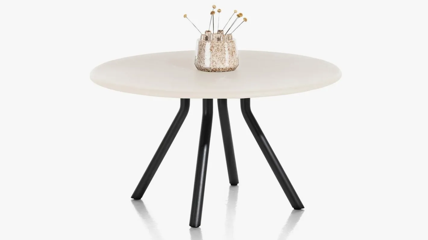 Clearance XOOON Lund 4-poot Rond Eettafel Stone Skin