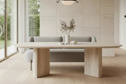 New Eijerkamp Collectie Lupa Eetkamerbank Papyrus