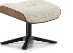 Clearance Montèl Luxor Hocker Beige Ivory