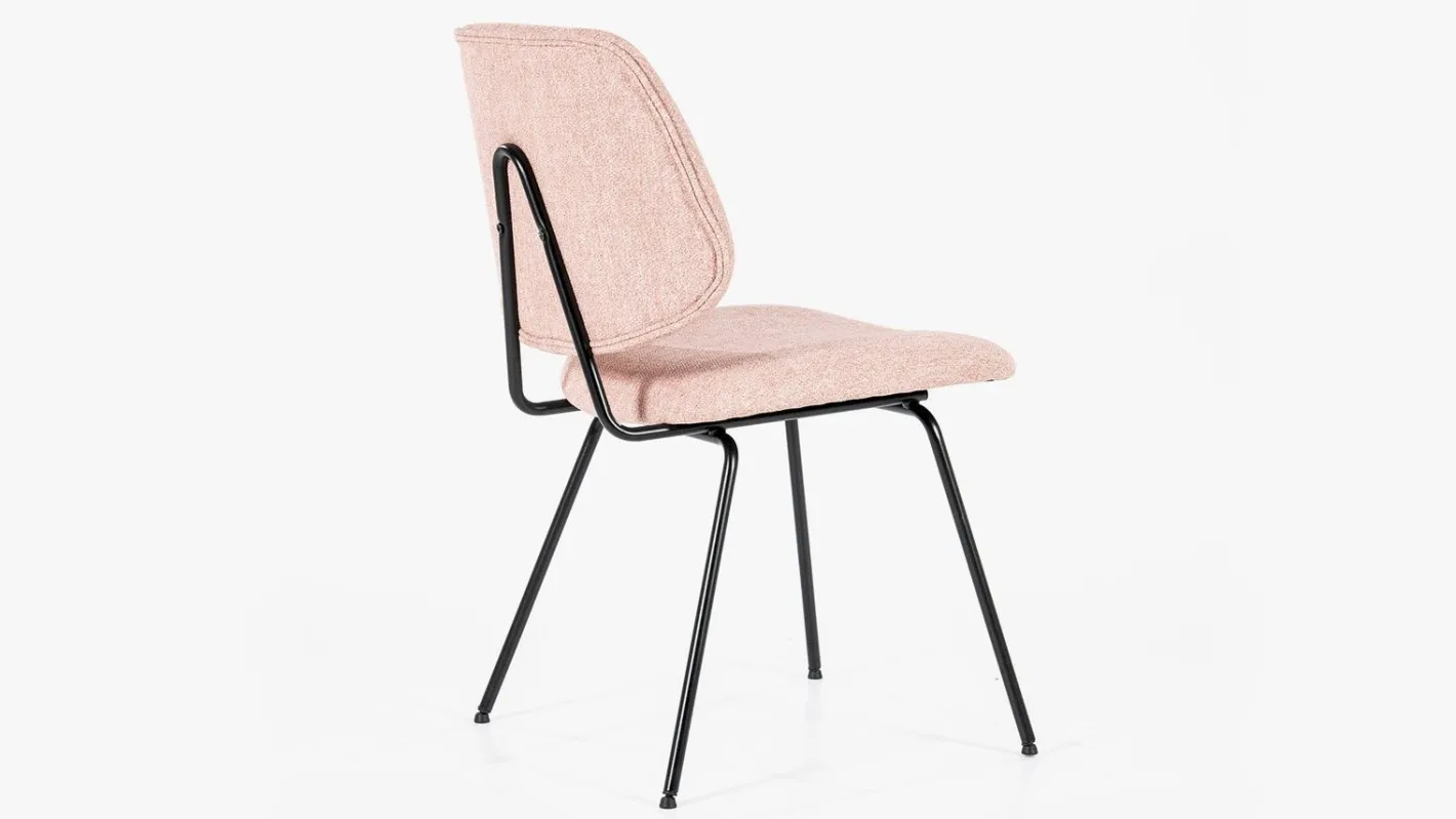 Discount Eleonora Lynn Eetkamerstoel Roze