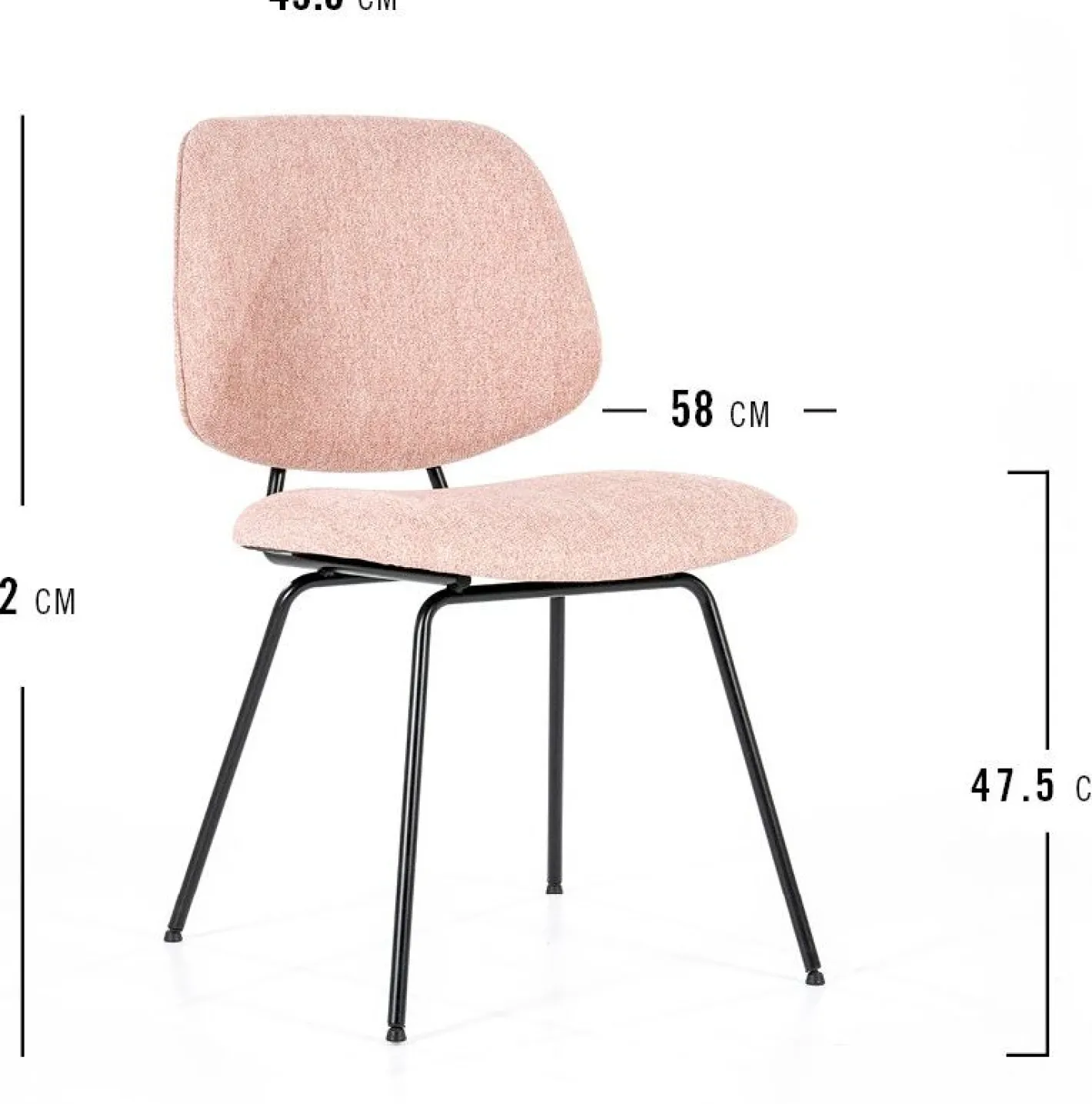 Discount Eleonora Lynn Eetkamerstoel Roze