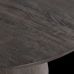 Best WOOOD Maan Eettafel Dark Brown