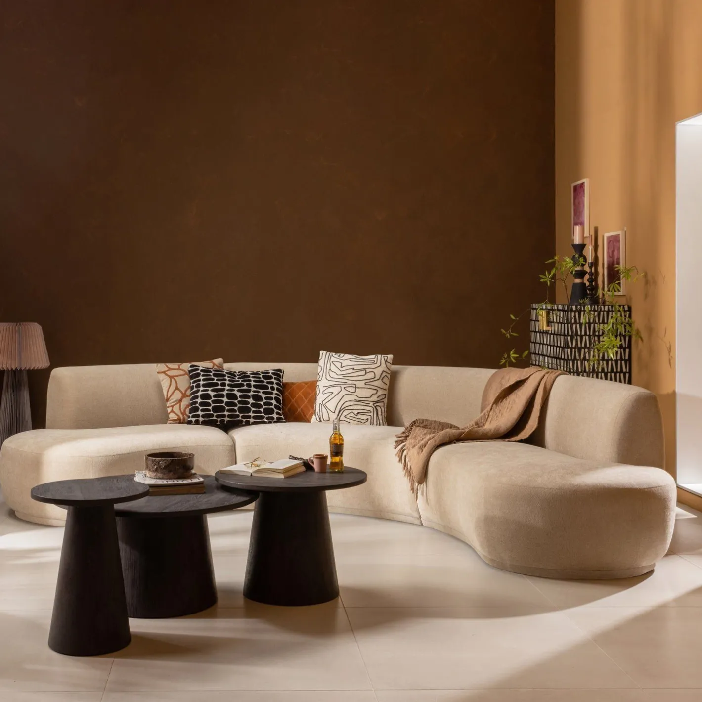Online WOOOD Maan Salontafel Dark Brown
