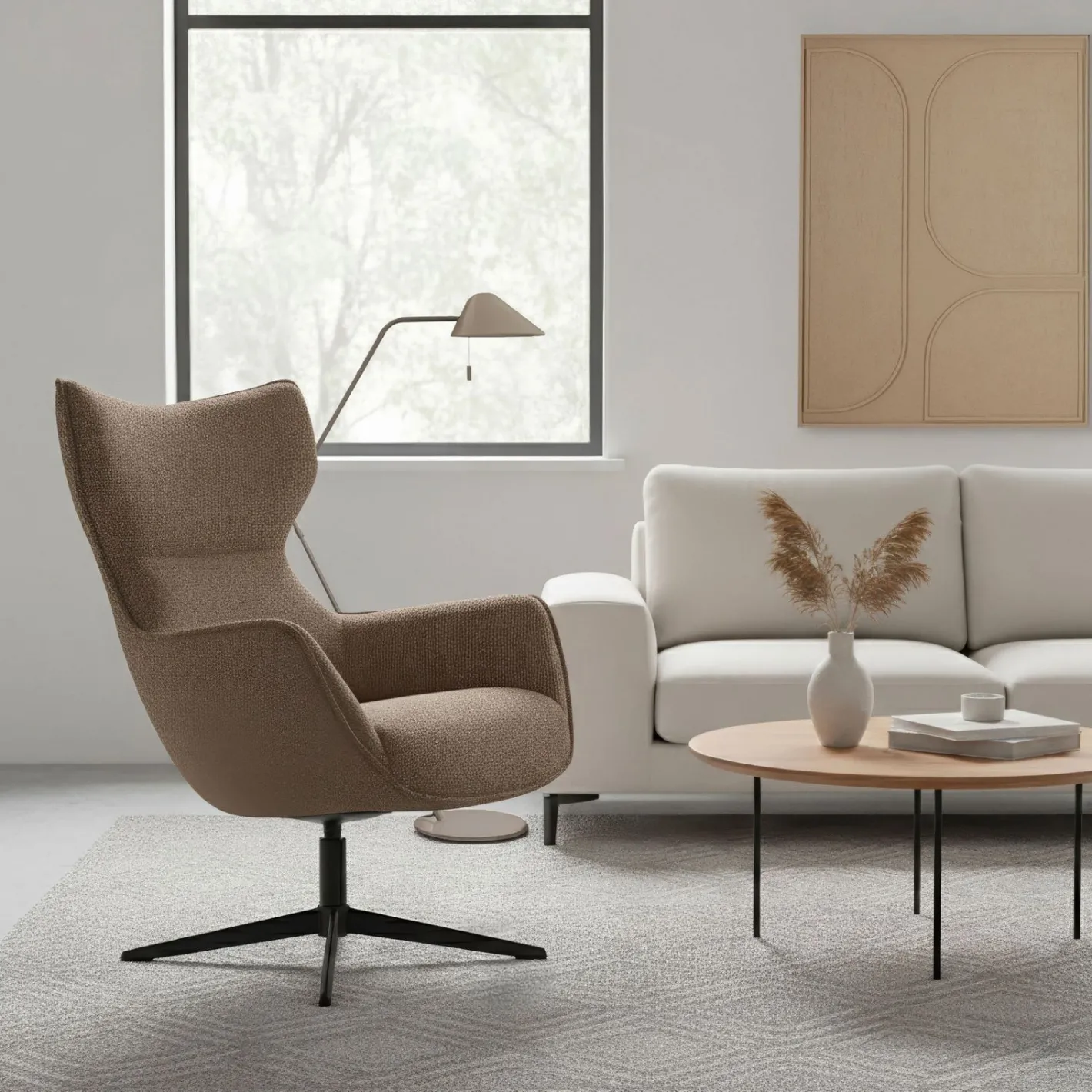 Outlet Eijerkamp Collectie Maarten Relaxfauteuil Taupe