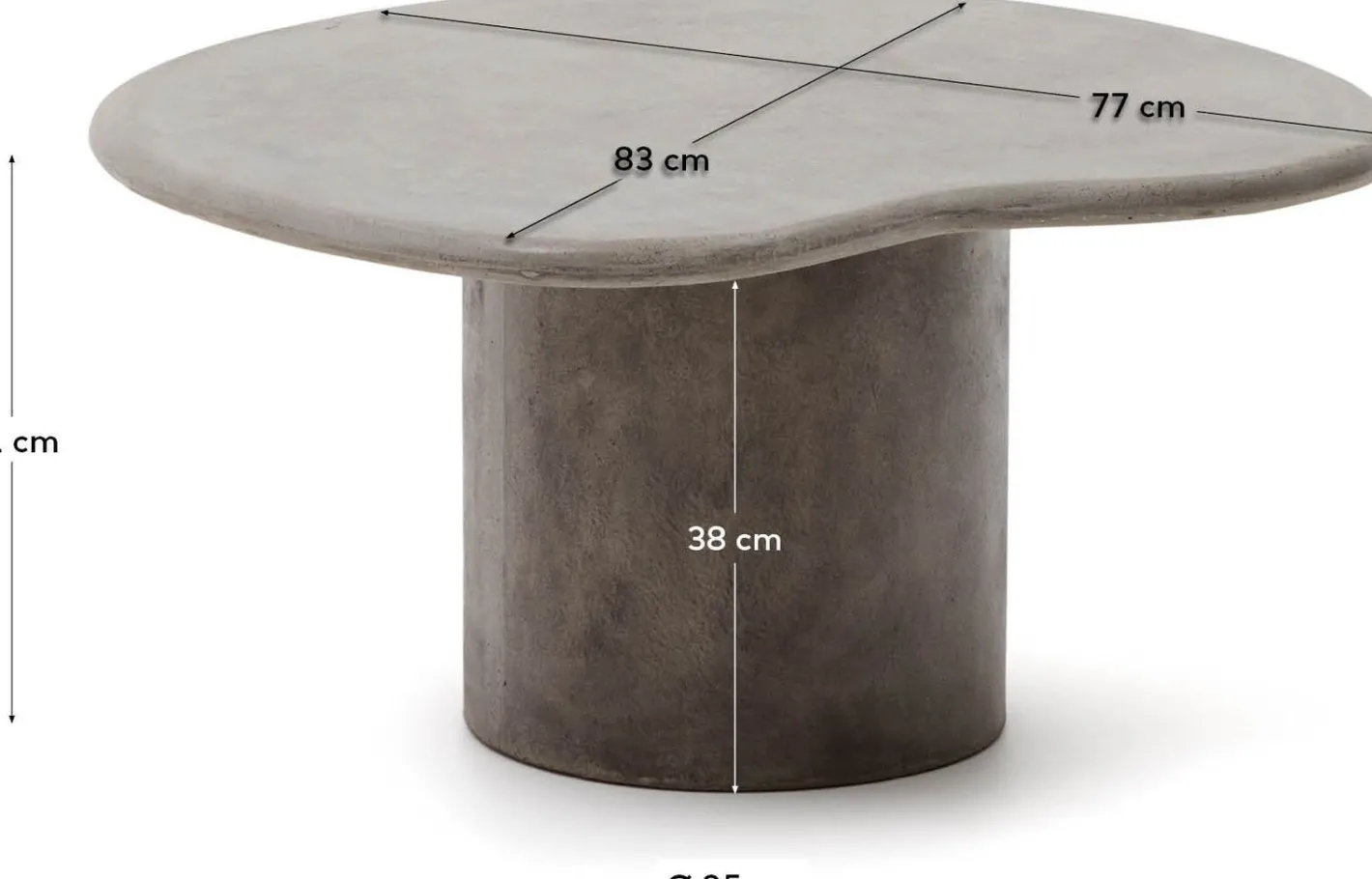 Clearance Kave Home Macarella Salontafel Grijs