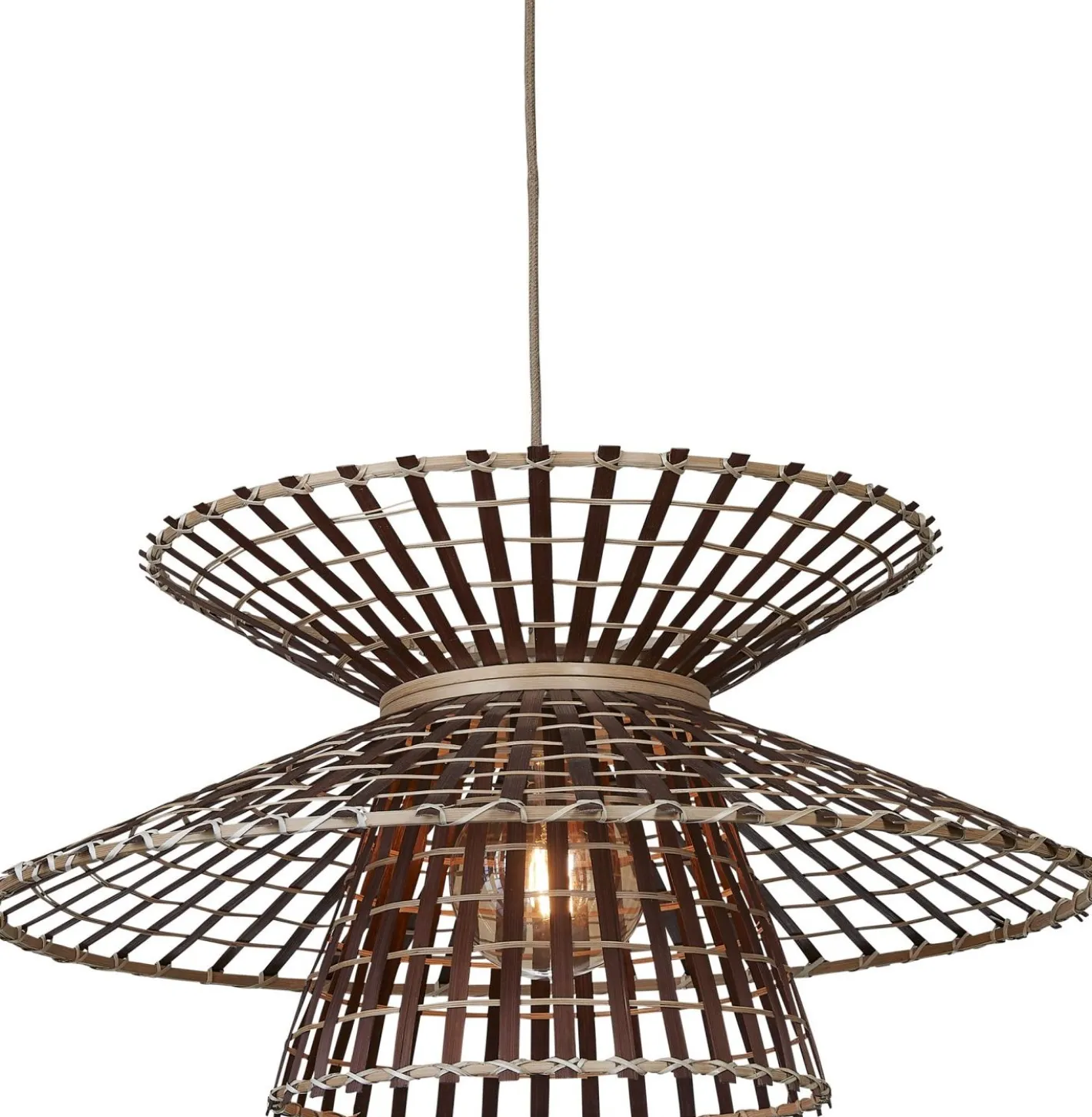Hot Good&Mojo Machu Hanglamp Natural, Brown
